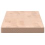 Estante de pared madera maciza de haya 100x20x2,5 cm de , Estantes y estanterías - Ref: Foro24-356016, Precio: 37,99 €, Descu...