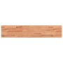 Estante de pared madera maciza de haya 100x20x2,5 cm de , Estantes y estanterías - Ref: Foro24-356028, Precio: 34,99 €, Descu...