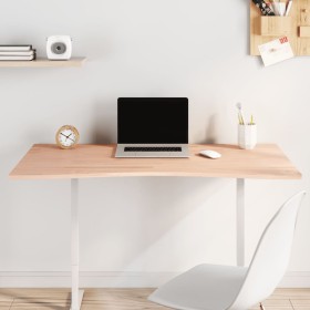 Solid beech wood desk board 110x(55-60)x1.5 cm by , Desk accessories and products - Ref: Foro24-356037, Price: 40,22 €, Disco...