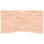 Schreibtischplatte aus massivem Buchenholz, 110 x (55–60) x 1,5 cm von , Schreibtischzubehör und Produkte - Ref: Foro24-35603...