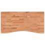 Tablero de escritorio madera maciza de haya 100x(45-50)x1,5 cm de , Accesorios y productos para escritorios - Ref: Foro24-356...