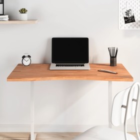 Solid beech wood desk board 100x(55-60)x2.5 cm by , Desk accessories and products - Ref: Foro24-356056, Price: 51,61 €, Disco...