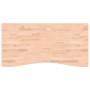 Solid beech wood desk board 110x(50-55)x2.5 cm by , Desk accessories and products - Ref: Foro24-356040, Price: 54,98 €, Disco...