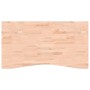 Solid beech wood desk board 110x(55-60)x2.5 cm by , Desk accessories and products - Ref: Foro24-356042, Price: 59,99 €, Disco...