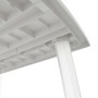 White plastic garden table 210x96x72 cm by vidaXL, Garden tables - Ref: Foro24-43595, Price: 247,55 €, Discount: %