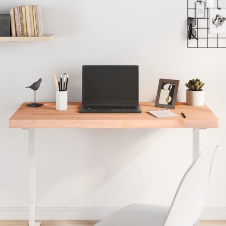 Solid beech wood desk board 100x50x4 cm by , Desk accessories and products - Ref: Foro24-356089, Price: 61,99 €, Discount: %