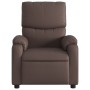 Brown synthetic leather reclining massage chair by , Armchairs - Ref: Foro24-373443, Price: 249,61 €, Discount: %