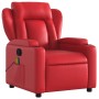 Sillón de masaje reclinable cuero sintético rojo de , Sillones - Ref: Foro24-372439, Precio: 252,04 €, Descuento: %