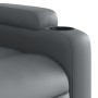 Sillón reclinable de cuero sintético gris de , Sillones - Ref: Foro24-372430, Precio: 261,87 €, Descuento: %