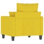 Light yellow fabric armchair 60 cm by , Sofas - Ref: Foro24-359256, Price: 141,61 €, Discount: %