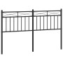 Black metal headboard 140 cm by , Headboards and footboards - Ref: Foro24-373724, Price: 36,99 €, Discount: %