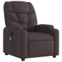 Dark Brown Fabric Reclining Massage Chair by , Armchairs - Ref: Foro24-372458, Price: 232,88 €, Discount: %