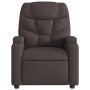 Dark Brown Fabric Reclining Massage Chair by , Armchairs - Ref: Foro24-372458, Price: 232,88 €, Discount: %