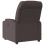 Dark Brown Fabric Reclining Massage Chair by , Armchairs - Ref: Foro24-372458, Price: 232,88 €, Discount: %