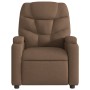 Sillón reclinable de tela marrón de , Sillones - Ref: Foro24-372445, Precio: 227,26 €, Descuento: %