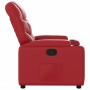 Sillón reclinable de cuero sintético rojo de , Sillones - Ref: Foro24-372470, Precio: 235,18 €, Descuento: %