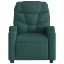 Sillón reclinable de tela verde oscuro de , Sillones - Ref: Foro24-372447, Precio: 227,26 €, Descuento: %