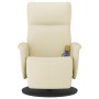 Massageliege mit Fußstütze aus cremefarbenem Kunstleder von , Sessel - Ref: Foro24-356553, Preis: 224,99 €, Rabatt: %