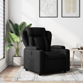 Black fabric recliner by , Armchairs - Ref: Foro24-372405, Price: 249,16 €, Discount: %