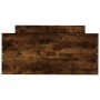 Estructura de cama madera de ingeniería roble humo 100x200 cm de , Camas y somieres - Ref: Foro24-835936, Precio: 99,99 €, De...