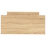 Sonoma oak plywood bed frame 100x200 cm by , Beds and slatted bases - Ref: Foro24-835934, Price: 107,71 €, Discount: %