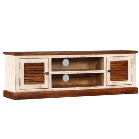 Solid mango wood TV cabinet 120x30x40 cm by vidaXL, TV Furniture - Ref: Foro24-245153, Price: 149,92 €, Discount: %