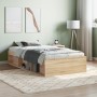 Estructura de cama roble Sonoma 100x200 cm de , Camas y somieres - Ref: Foro24-3203833, Precio: 119,99 €, Descuento: %