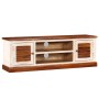 Solid mango wood TV cabinet 120x30x40 cm by vidaXL, TV Furniture - Ref: Foro24-245153, Price: 202,43 €, Discount: %