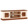 Solid mango wood TV cabinet 120x30x40 cm by vidaXL, TV Furniture - Ref: Foro24-245153, Price: 202,43 €, Discount: %