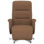 Brown fabric recliner with footrest by , Armchairs - Ref: Foro24-356564, Price: 199,99 €, Discount: %