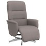 Recliner armchair with footrest in taupe gray fabric by , Armchairs - Ref: Foro24-356566, Price: 199,99 €, Discount: %