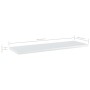 Shelf shelf 4 units glossy white plywood 60x20x1.5cm by , Shelves - Ref: Foro24-805228, Price: 25,57 €, Discount: %