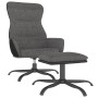 Relaxation armchair with footrest in light gray fabric by , Armchairs - Ref: Foro24-3097458, Price: 156,57 €, Discount: %