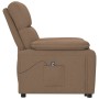 Sillón reclinable eléctrico de tela marrón de , Sillones - Ref: Foro24-3073806, Precio: 178,92 €, Descuento: %