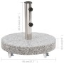 Round gray granite parasol base 30 kg by , Umbrella bases - Ref: Foro24-48562, Price: 99,15 €, Discount: %