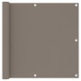 Toldo para balcón de tela oxford gris taupe 90x400 cm de , Sombrillas - Ref: Foro24-134989, Precio: 21,48 €, Descuento: %