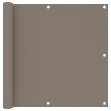 Toldo para balcón de tela oxford gris taupe 90x400 cm de , Sombrillas - Ref: Foro24-134989, Precio: 21,48 €, Descuento: %