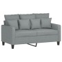 Sofagarnitur mit Kissen 2-teilig aus hellgrauem Stoff von , Sofas - Ref: Foro24-3201664, Preis: 547,99 €, Rabatt: %