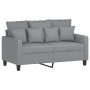 Sofa set with cushions 3 pieces light gray fabric by , Sofas - Ref: Foro24-3201672, Price: 584,99 €, Discount: %