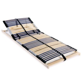 Slatted bed base with 42 slats 7 regions 70x200 cm by vidaXL, Beds and slatted bases - Ref: Foro24-246467, Price: 103,58 €, D...