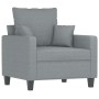 Sillón de tela gris claro 60 cm de , Sofás - Ref: Foro24-359251, Precio: 173,16 €, Descuento: %