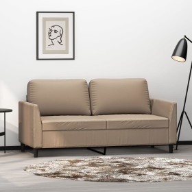 2-Sitzer-Sofa aus cappuccinofarbenem Kunstleder, 140 cm von , Sofas - Ref: Foro24-359337, Preis: 202,49 €, Rabatt: %