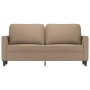 2-seater sofa in cappuccino-colored synthetic leather 140 cm by , Sofas - Ref: Foro24-359337, Price: 202,49 €, Discount: %