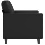 2-Sitzer-Sofa aus schwarzem Kunstleder, 120 cm von , Sofas - Ref: Foro24-359328, Preis: 246,04 €, Rabatt: %