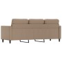 3-seater sofa in cappuccino-colored synthetic leather 180 cm by , Sofas - Ref: Foro24-359342, Price: 292,90 €, Discount: %