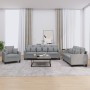 Sofa set with cushions 3 pieces light gray fabric by , Sofas - Ref: Foro24-3201632, Price: 708,26 €, Discount: %