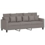 Sofa set with cushions 3 pieces taupe gray fabric by , Sofas - Ref: Foro24-3201639, Price: 675,89 €, Discount: %