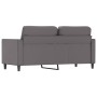 Sofá de 2 plazas de cuero sintético gris 140 cm de , Sofás - Ref: Foro24-359335, Precio: 233,03 €, Descuento: %