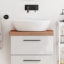 Solid beech wood bathroom countertop 60x40x4 cm by , Countertops - Ref: Foro24-356007, Price: 65,06 €, Discount: %