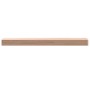 Solid beech wood wall shelf 60x20x4 cm by , Shelves and shelves - Ref: Foro24-356018, Price: 27,90 €, Discount: %